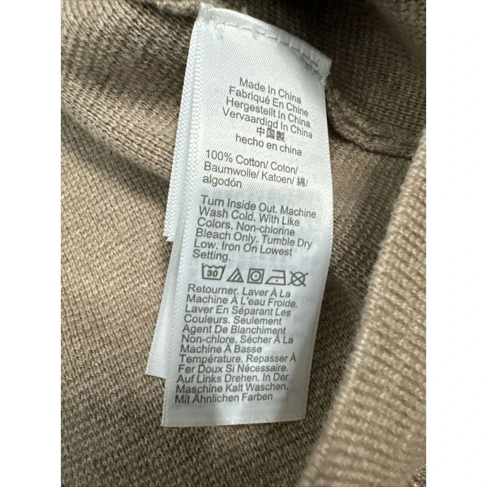 J Crew Schoolboy Sweater Blazer Brown Jacket Knit Cardigan Granny Core Cotton M